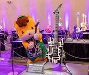 企画展を訪れたぐんまちゃん。