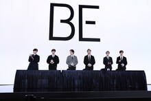 BTS「BE」グローバルプレスカンファレンスの様子。（写真提供：Big Hit Entertainment）