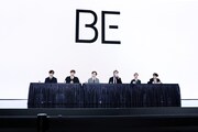 BTS「BE」グローバルプレスカンファレンスの様子。（写真提供：Big Hit Entertainment）