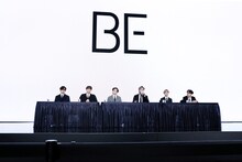 BTS「BE」グローバルプレスカンファレンスの様子。（写真提供：Big Hit Entertainment）