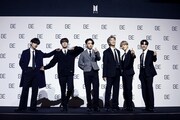 BTS「BE」グローバルプレスカンファレンスの様子。（写真提供：Big Hit Entertainment）