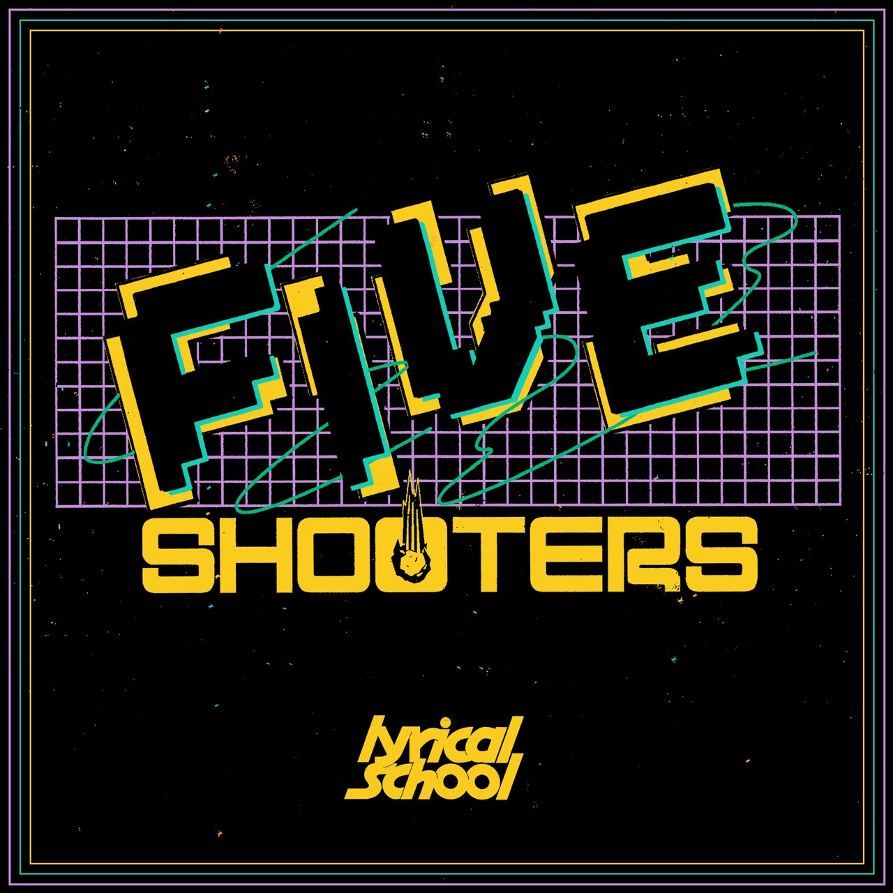 lyrical school「FIVE SHOOTERS」配信ジャケット