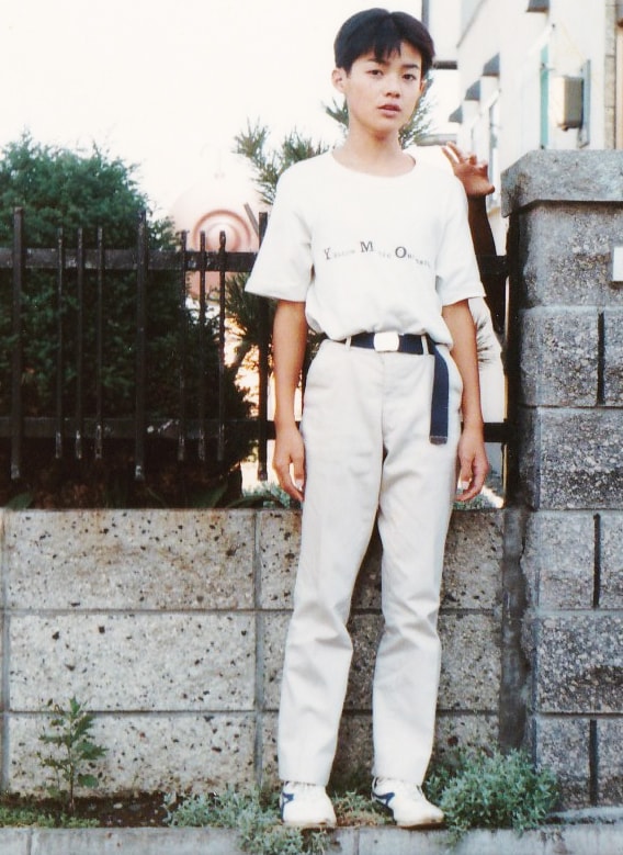 中学生時代の山中さわお。