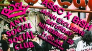 BiSHと「ANTI SOCIAL SOCIAL CLUB」のカプセルコレクションビジュアル。