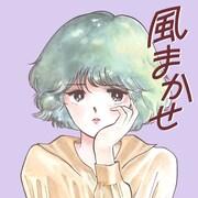 Coupleが2020年12月に発表した7inchシングル「風まかせ」ジャケット。