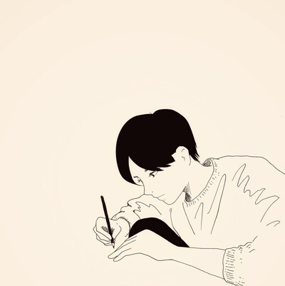 松木美定「おぼろの向こう」配信ジャケット