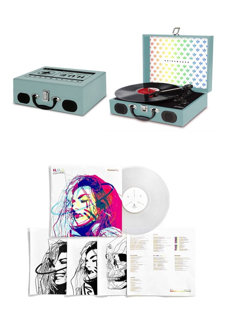 NOISEMAKER「H.U.E.」アナログ盤とレコードプレーヤーセット登場 