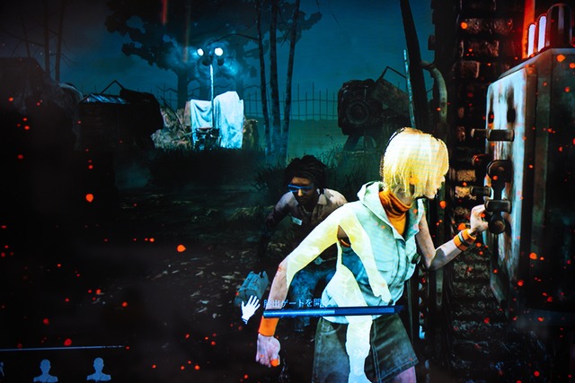 「ねえみんな! 私がゲート開けるとこ見てて!」とのっちさんが話しているシーン。