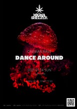 MIGMA SHELTER ONEMAN RAVE「DANCE AROUND」告知ビジュアル
