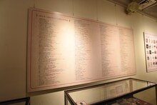 嶺脇育夫氏も制作に携わったという細かすぎるさくら学院年表。