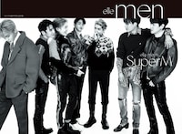 「エル・ジャポン」1月号より、SuperM。