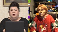 左からマツコ・デラックス、Mega Shinnosuke。 (c)日本テレビ