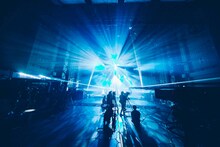 サカナクション「SAKANAQUARIUM 光 ONLINE」の様子。（撮影：横山マサト）