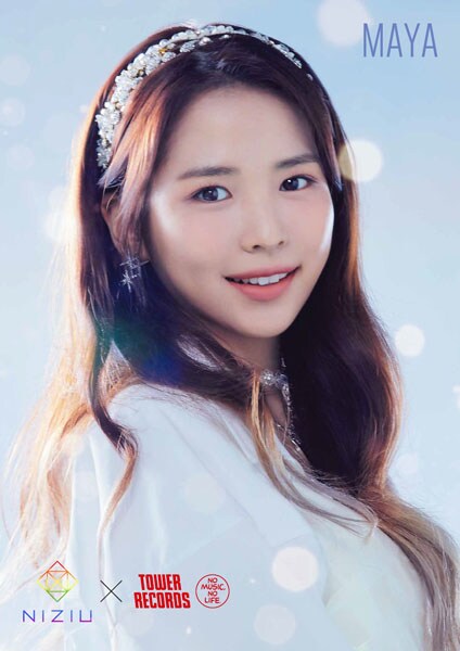 NiziU×タワーレコードコラボキャンペーンポスターデザイン（MAYA Ver