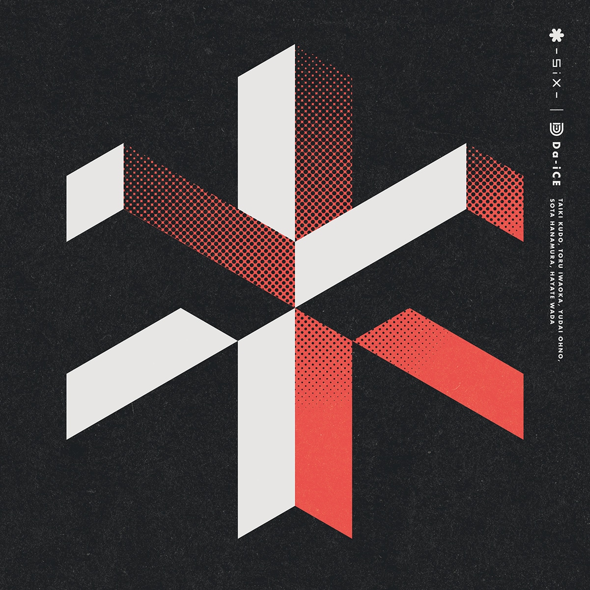 Da-iCE「SiX」通常盤ジャケット