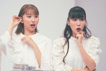 左から玉井詩織、高城れに。（提供：EVIL LINE RECORDS）