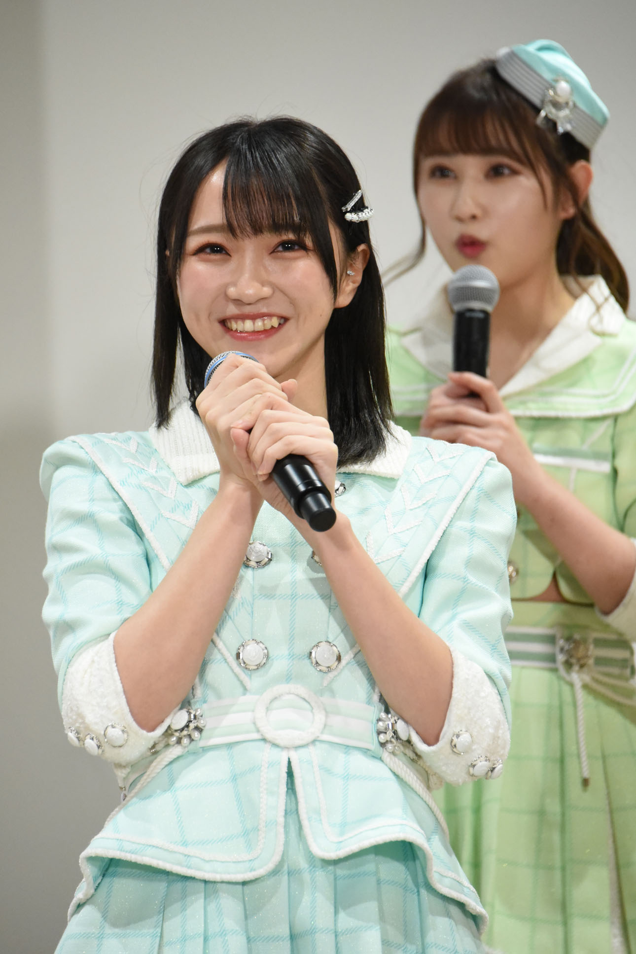 胸キュンなセリフを披露する野口衣織。