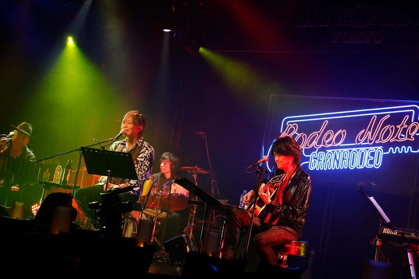 GRANRODEO「GRANRODEO Live Session "Rodeo Note" vol.1」の様子。（撮影：キセキミチコ）