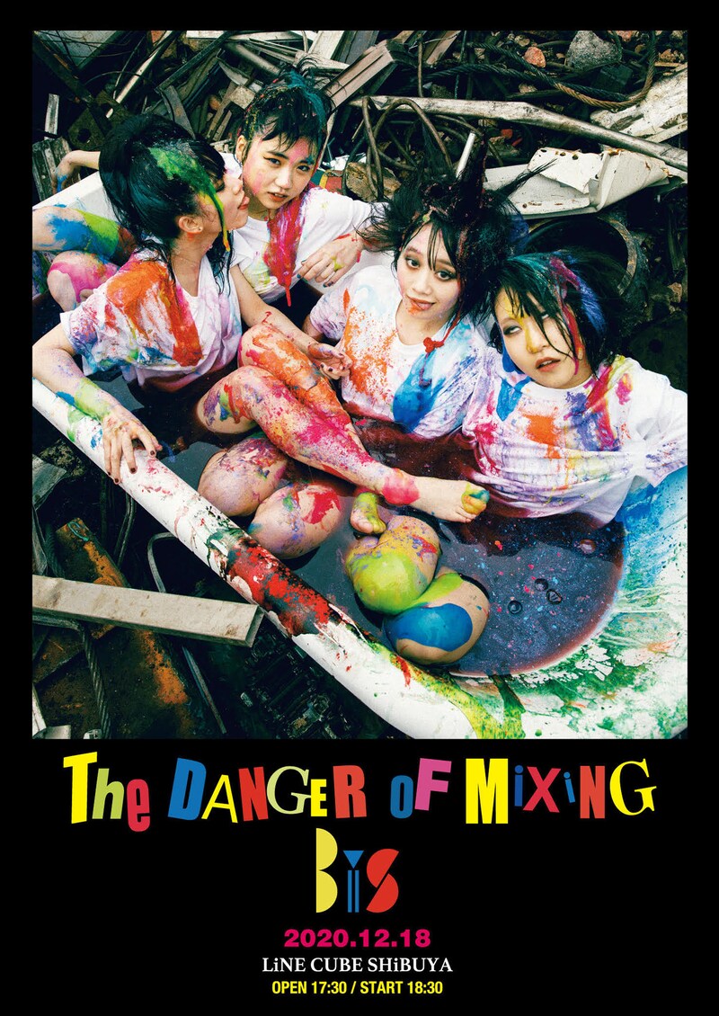 BiS「The DANGER OF MiXiNG BiS」告知ビジュアル