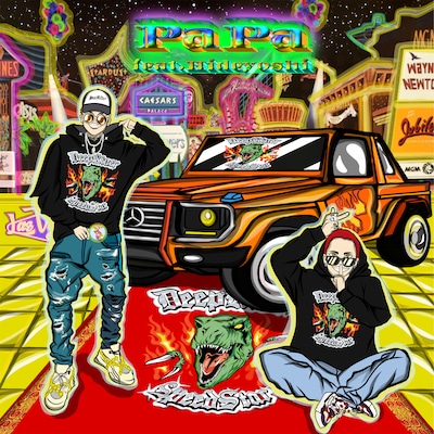 LEX「PAPA（feat. Hideyoshi）」配信ジャケット
