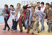 Jr.EXILE「WAY TO THE GLORY」のMV撮影にて。僕らがこんなに笑顔でやるMV撮影は中々ないかと！笑