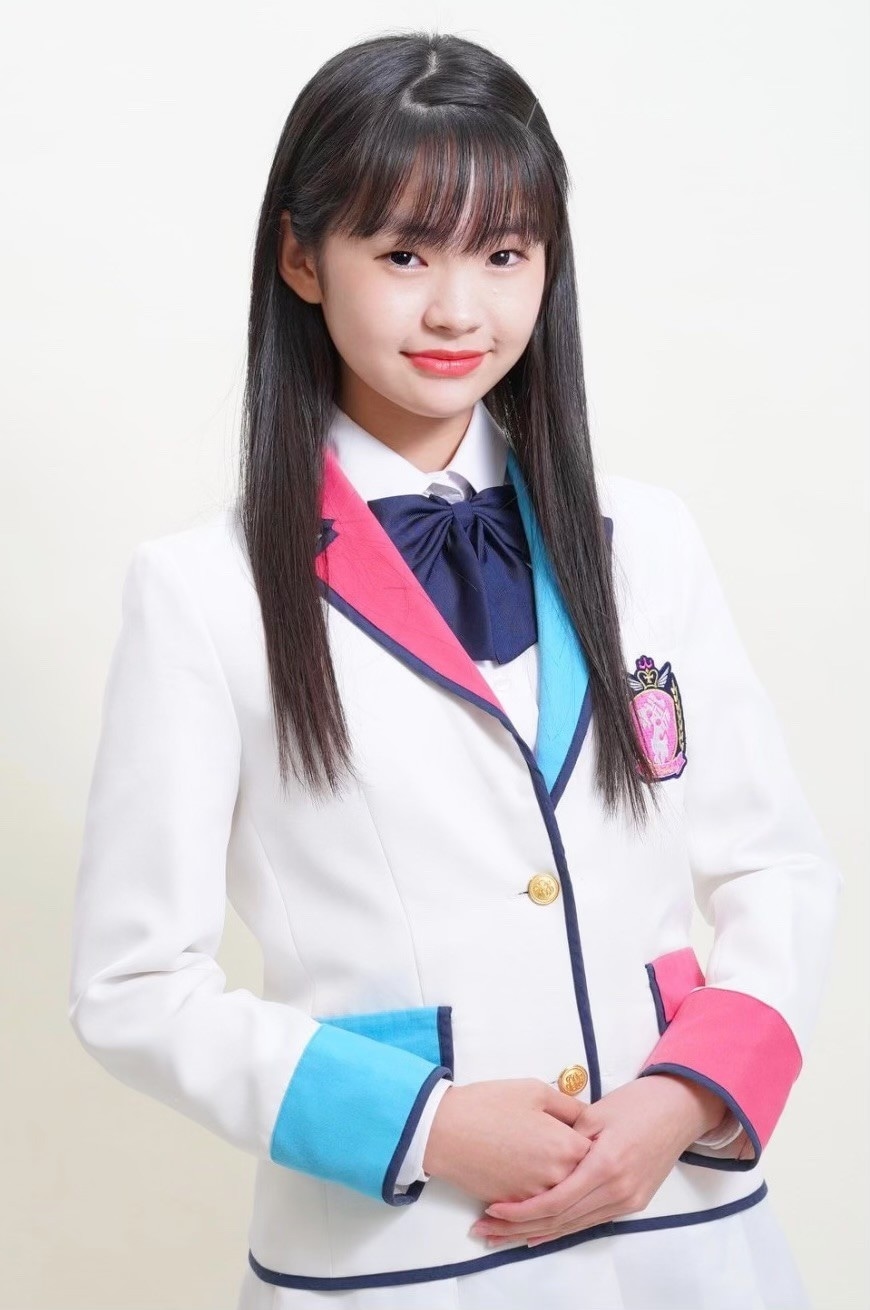 ディアIQ新メンバーの橘杏來。14歳。