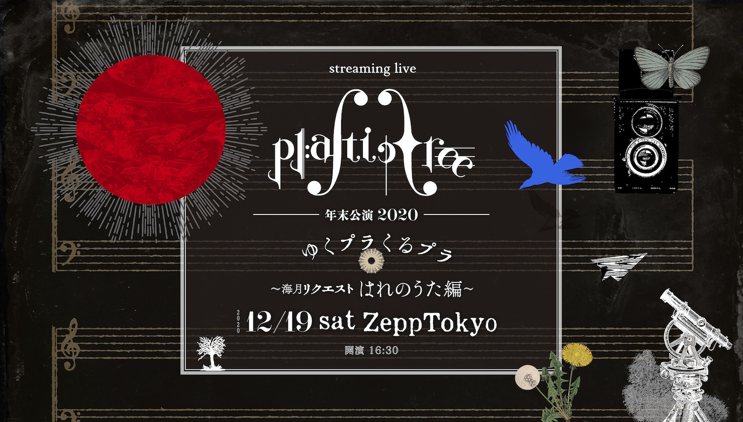 Plastic Tree「ゆくプラくるプラ 〜海月リクエストはれのうた編〜」フライヤー