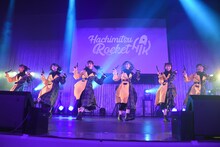 はちみつロケット解散ライブの様子。