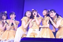 はちみつロケット解散ライブの様子。