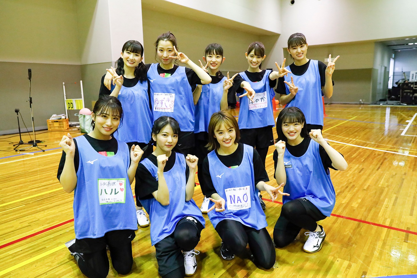 TEAM SHACHIとばってん少女隊の合同チーム。（撮影：笹森健一）