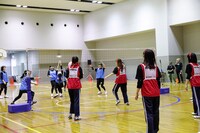 「ハイパーバレーボール2020」の様子。（撮影：笹森健一）