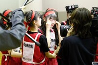 MVPに選ばれ泣き出す橘花怜。（撮影：笹森健一）