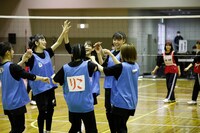 「ハイパーバレーボール2020」の様子。（撮影：笹森健一）