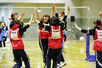 「ハイパーバレーボール2020」の様子。（撮影：笹森健一）