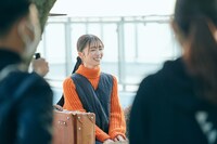 「legato ～旅する音楽スタジオ～」初回収録時の長濱ねる。（photo by Jumpei Yamada）