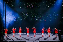 「アンジュルム コンサート2020 ～起承転結～船木結卒業スペシャル」の様子。