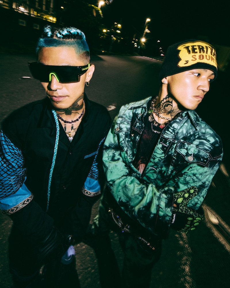 左からOZworld、LEX。