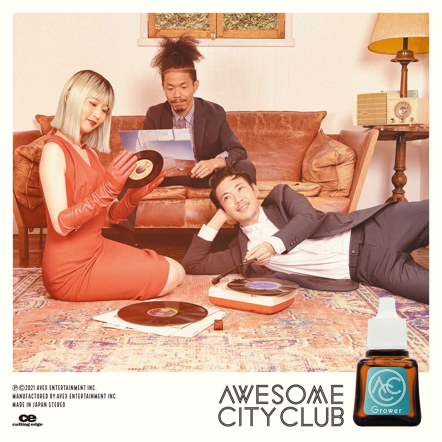 Awesome City Club「Grower」CD＋Blu-ray盤ジャケット