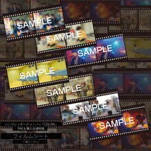 ハンブレッダーズ「COLORS」特典フィルムシートのデザイン。
