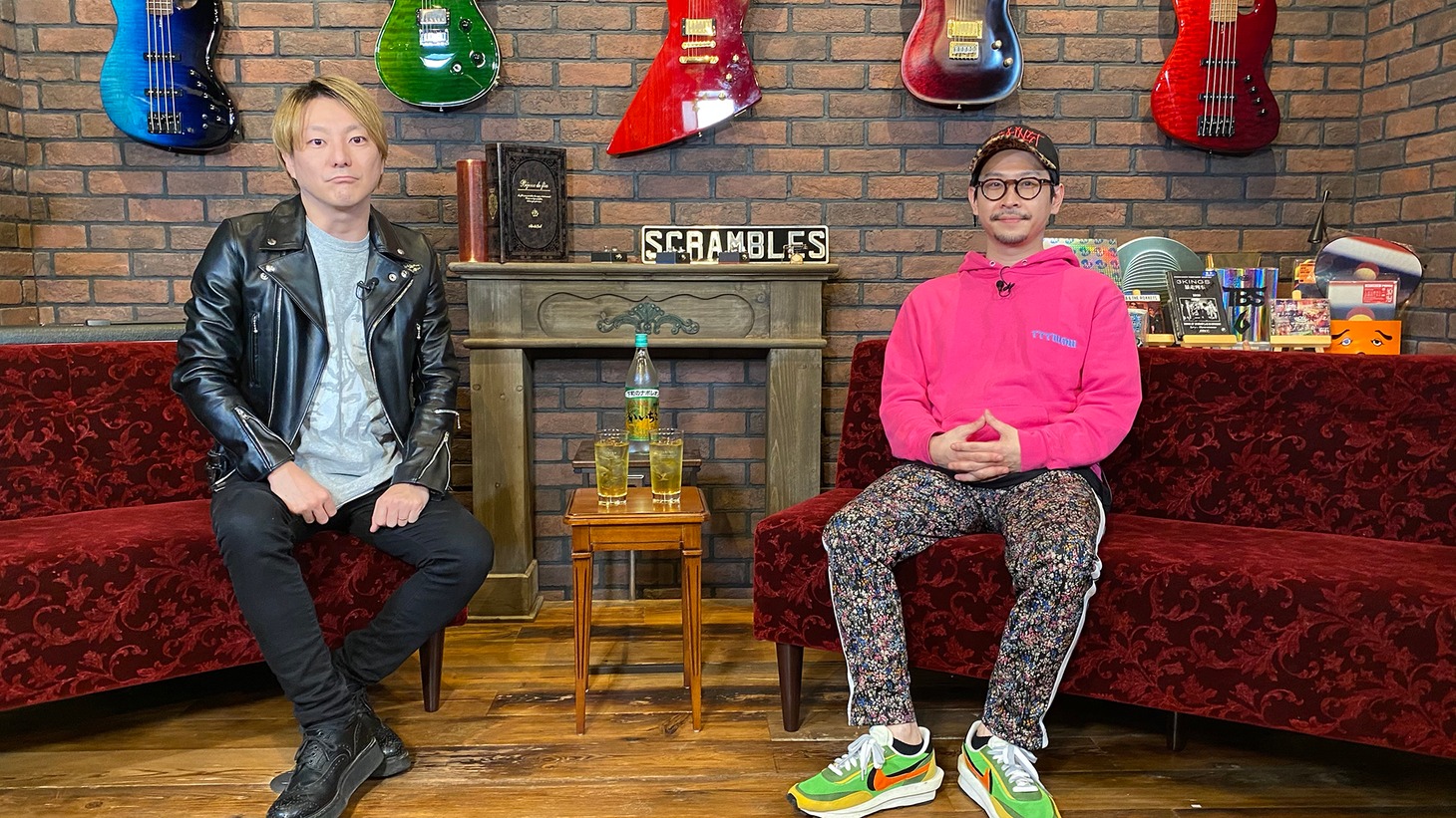 「松隈ケンタ iichiko ROCK!」より松隈ケンタ、渡辺淳之介。
