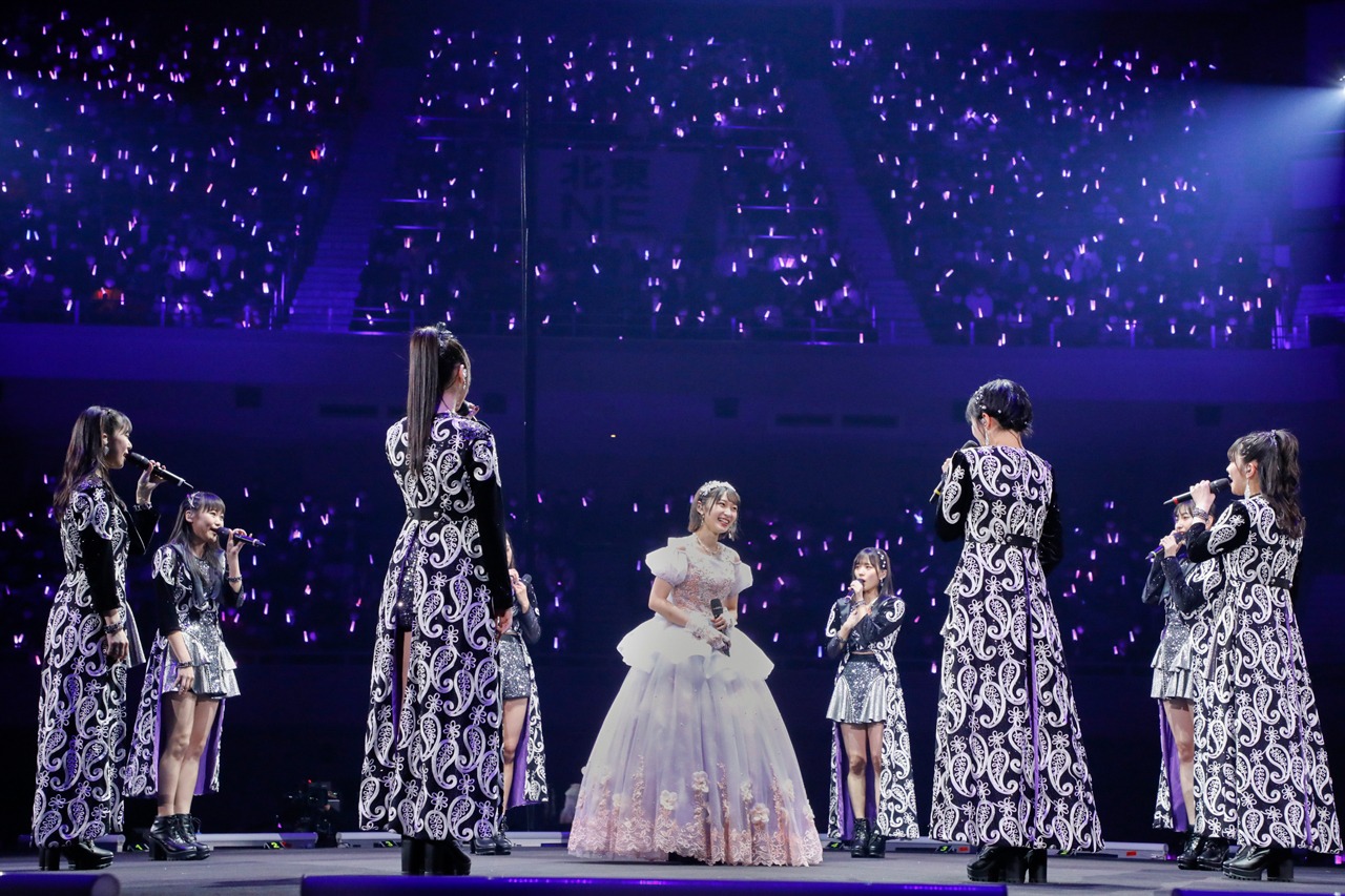 「Juice=Juice コンサート2020 ～続いていくSTORY～宮本佳林卒業スペシャル」の様子。（写真提供：アップフロントプロモーション）