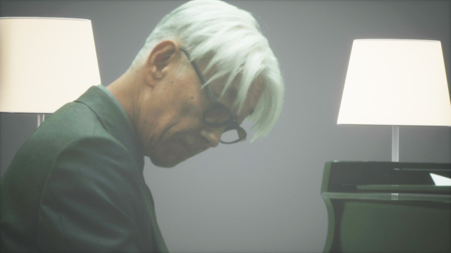 「Ryuichi Sakamoto: Playing the Piano 12122020」の配信画面。