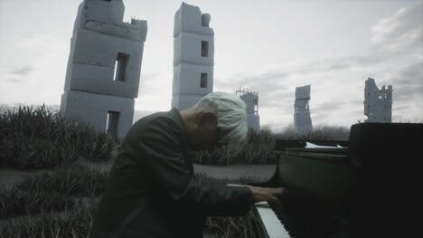 「Ryuichi Sakamoto: Playing the Piano 12122020」の配信画面。