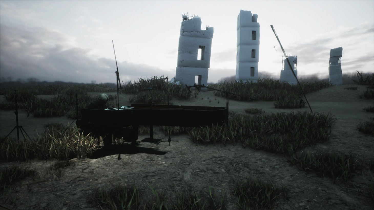 「Ryuichi Sakamoto: Playing the Piano 12122020」の配信画面。
