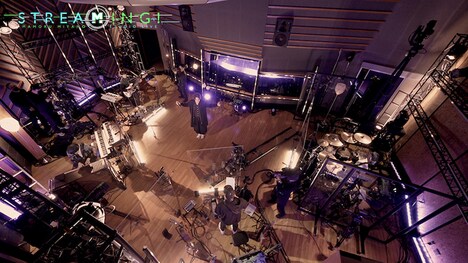 宮野真守「MAMORU MIYANO STUDIO LIVE 〜STREAMING!〜」の様子。