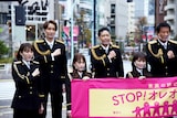 上段左から橘慶太、松本利夫、杉良太郎。下段左から飯豊まりえ、川栄李奈、秋元真夏。