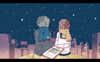 ひらめ「午前0時」ミュージックビデオのワンシーン。