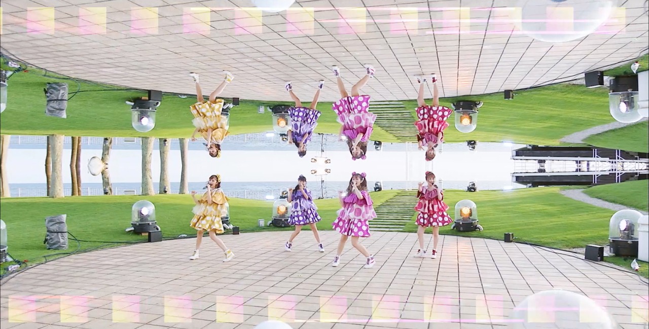 「ももいろクローバーZ / stay gold（"夏バカ20" × "Behind closed doors" 2 LIVES MIX VIDEO）」のワンシーン。