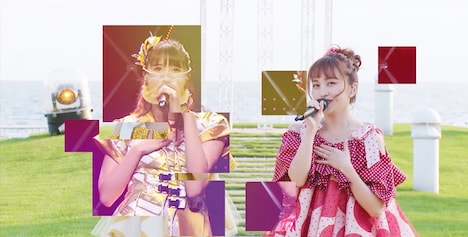 「ももいろクローバーZ / stay gold（"夏バカ20" × "Behind closed doors" 2 LIVES MIX VIDEO）」のワンシーン。