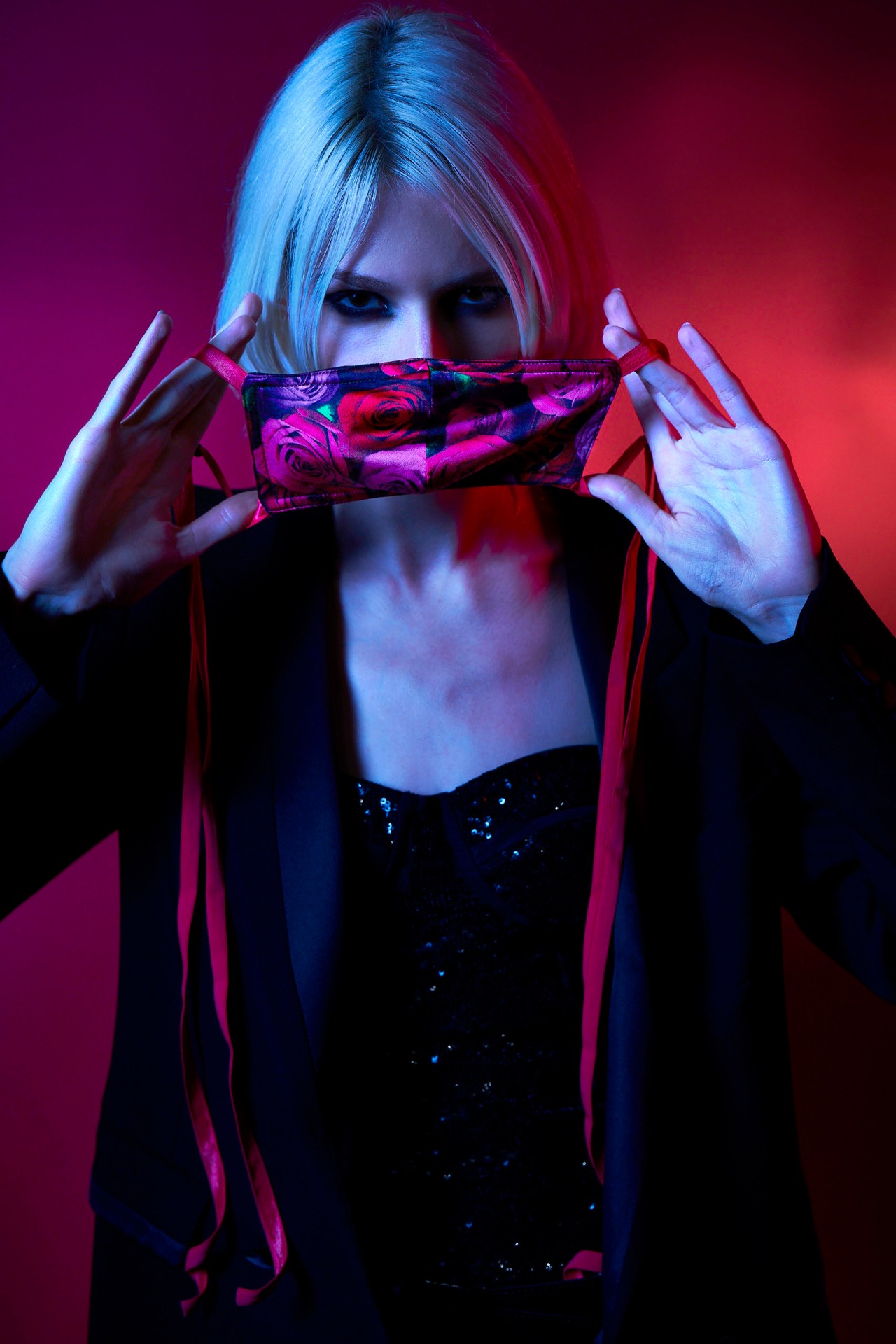 「YOSHIKIMONO SILK MASK」ビジュアル